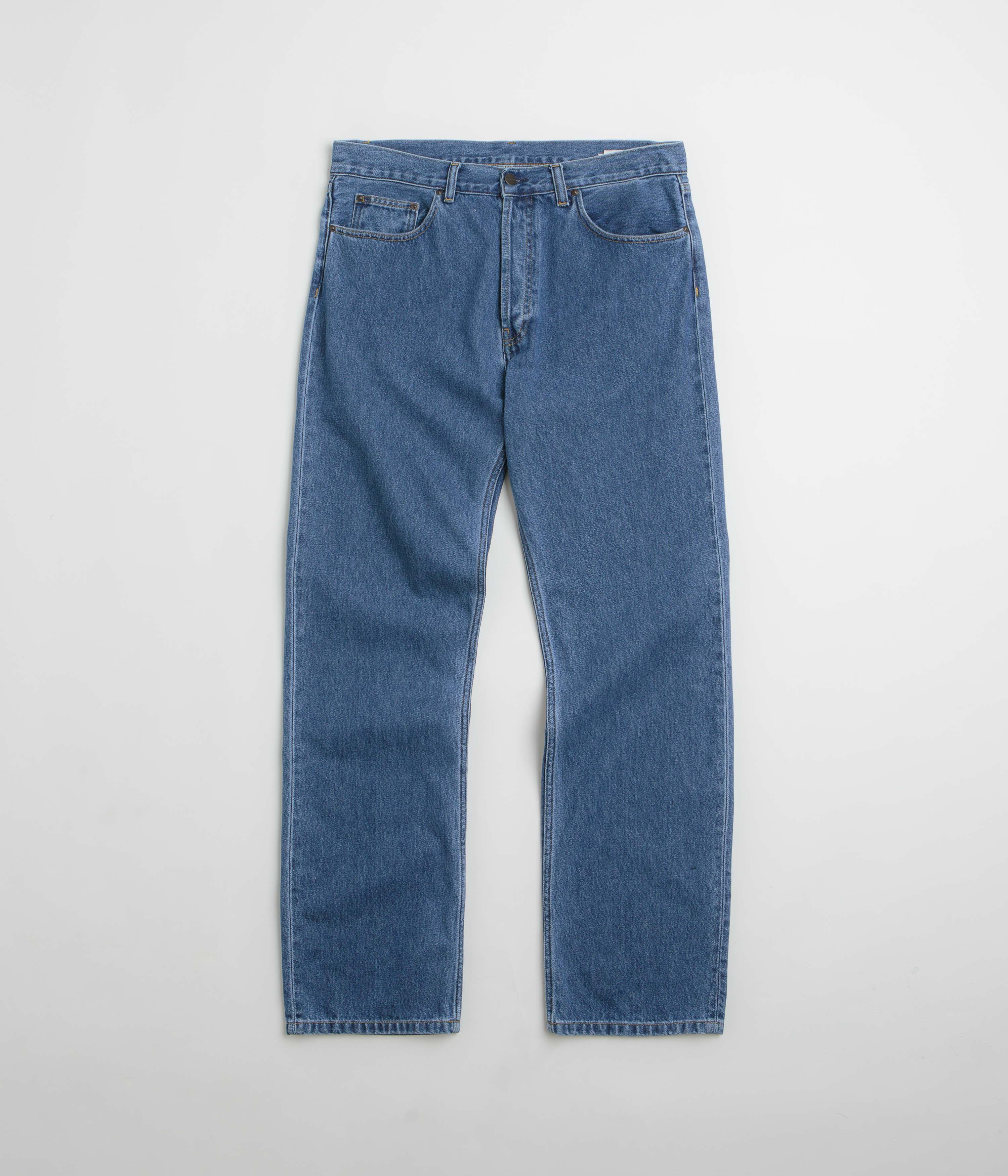 Carhartt Nolan Pants in Blue Heavy Stone Wash