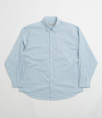 Carhartt Notus Shirt in Bova Stripe and Bluebird