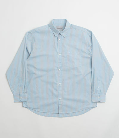 Carhartt Notus Shirt - Bova Stripe / Bluebird