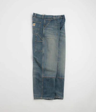 Carhartt Oakland Pants - Blue Worn Used Wash