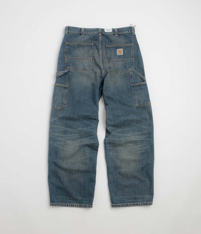 Carhartt Oakland Pants - Blue Worn Used Wash