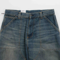 Carhartt Oakland Pants - Blue Worn Used Wash thumbnail