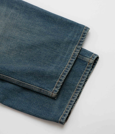 Carhartt Oakland Pants - Blue Worn Used Wash