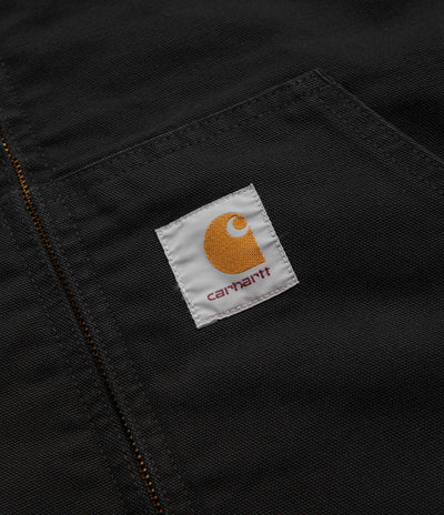 Carhartt OG Active Jacket - Black / Black Stone Canvas