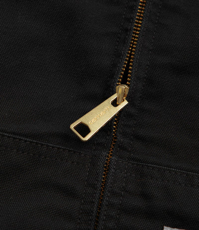 Carhartt OG Active Jacket - Black / Black Stone Canvas