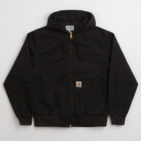 Carhartt OG Active Jacket in Black Rinsed thumbnail