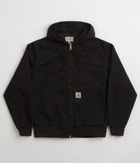 Carhartt OG Active Jacket in Black Rinsed