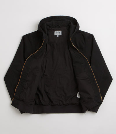Carhartt OG Active Jacket in Black Rinsed