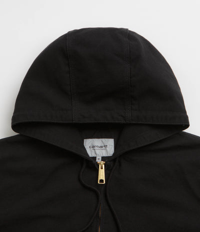 Carhartt OG Active Jacket in Black Rinsed
