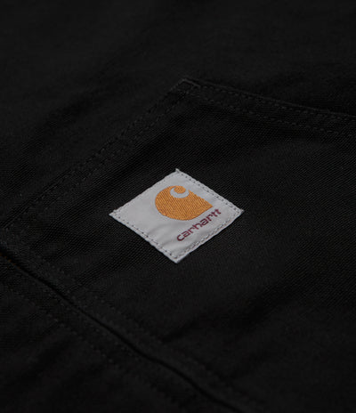Carhartt OG Active Jacket in Black Rinsed