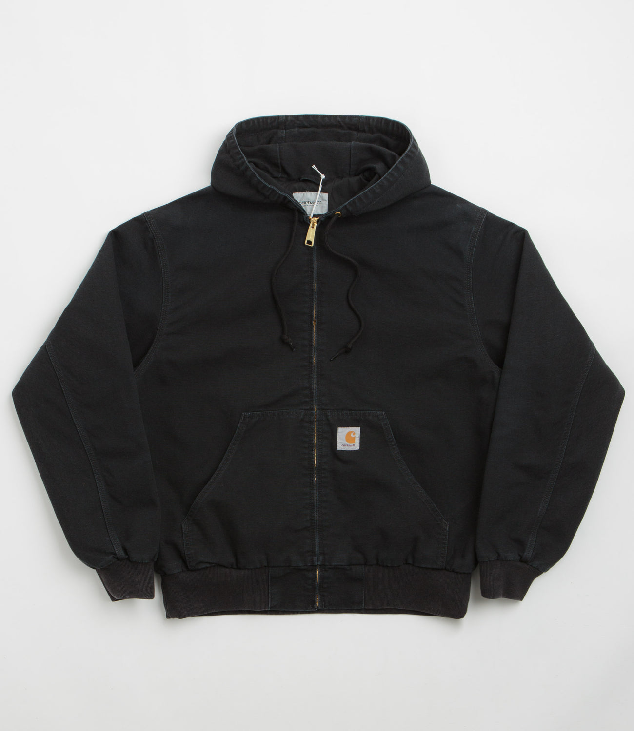 Carhartt OG Active Jacket - Black Stone Canvas | Flatspot