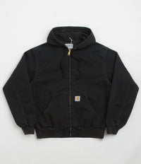 Carhartt OG Active Jacket in Black Stone Canvas