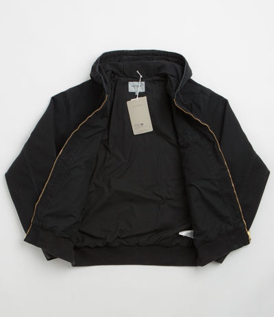 Carhartt OG Active Jacket in Black Stone Canvas