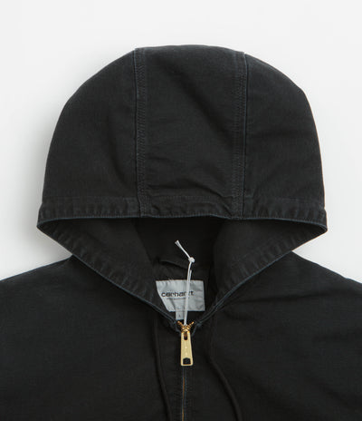 Carhartt OG Active Jacket in Black Stone Canvas