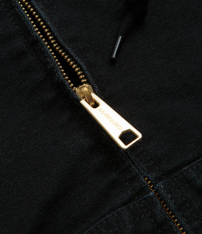 Carhartt OG Active Jacket in Black Stone Canvas