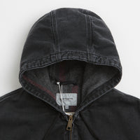 Carhartt OG Active Jacket in Black Stone Washed thumbnail