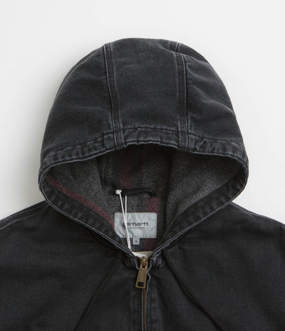 Carhartt OG Active Jacket in Black Stone Washed