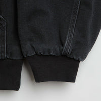 Carhartt OG Active Jacket in Black Stone Washed thumbnail