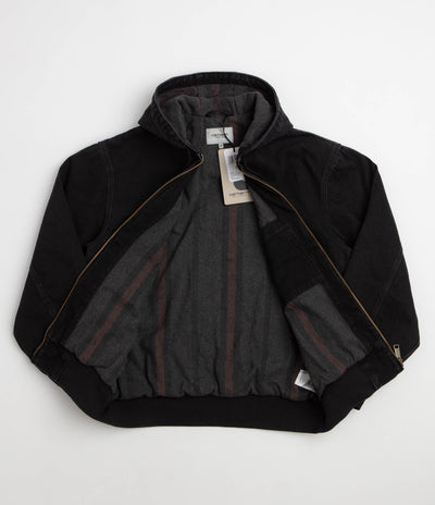 Carhartt OG Active Jacket - Black Stone Washed / Black