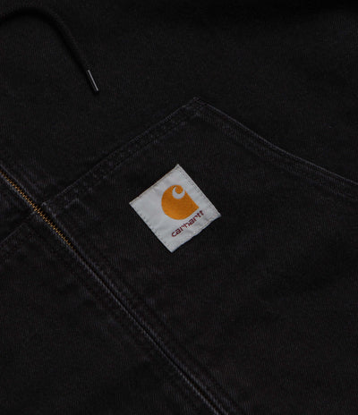 Carhartt OG Active Jacket - Black Stone Washed / Black