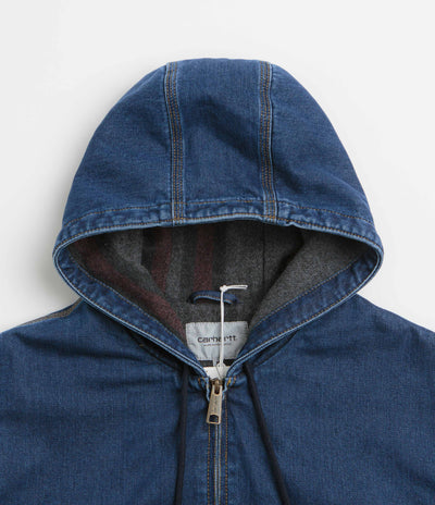 Carhartt OG Active Jacket in Blue Stone Washed