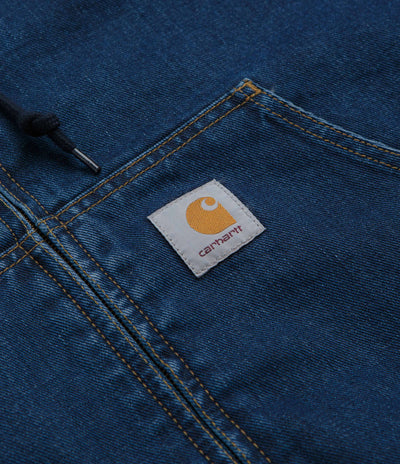 Carhartt OG Active Jacket in Blue Stone Washed