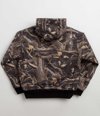 Carhartt OG Active Jacket - Camo Feather Tree / Black Heavy Stone Wash