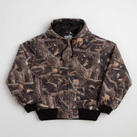 Carhartt OG Active Jacket - Camo Feather Tree / Black Heavy Stone Wash thumbnail
