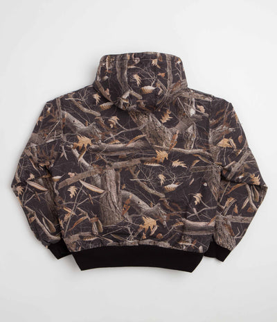 Carhartt OG Active Jacket - Camo Feather Tree / Black Heavy Stone Wash