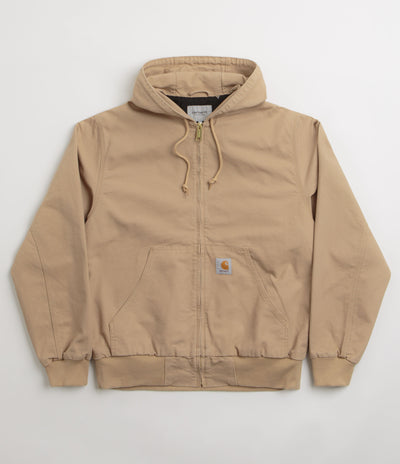 Carhartt OG Active Jacket - Dusty Hamilton Brown Rinsed