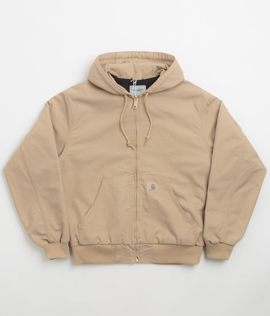 Carhartt OG Active Jacket - Dusty Hamilton Brown Rinsed