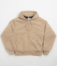 Carhartt OG Active Jacket in Dusty Hamilton Brown Rinsed
