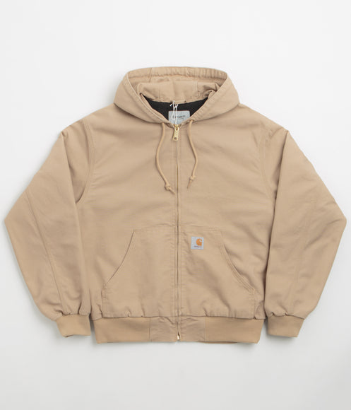Carhartt OG Active Jacket - Dusty Hamilton Brown Rinsed