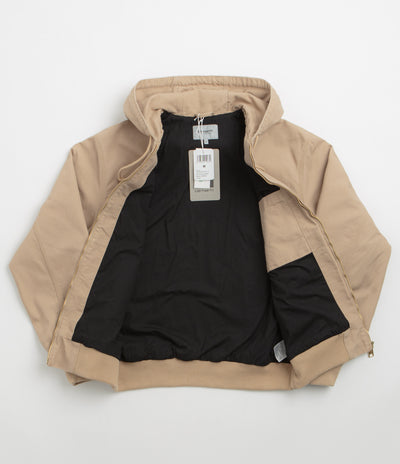 Carhartt OG Active Jacket in Dusty Hamilton Brown Rinsed