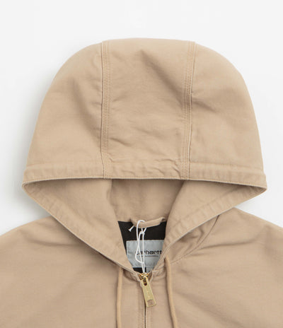 Carhartt OG Active Jacket in Dusty Hamilton Brown Rinsed