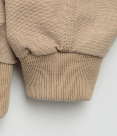 Carhartt OG Active Jacket in Dusty Hamilton Brown Rinsed