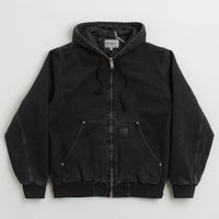 Carhartt OG Active Rivet Jacket in Black Stone Washed thumbnail