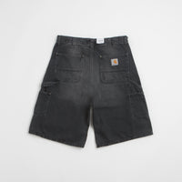 Carhartt OG Aden Double Knee Denim Shorts - Black Grind Wash thumbnail