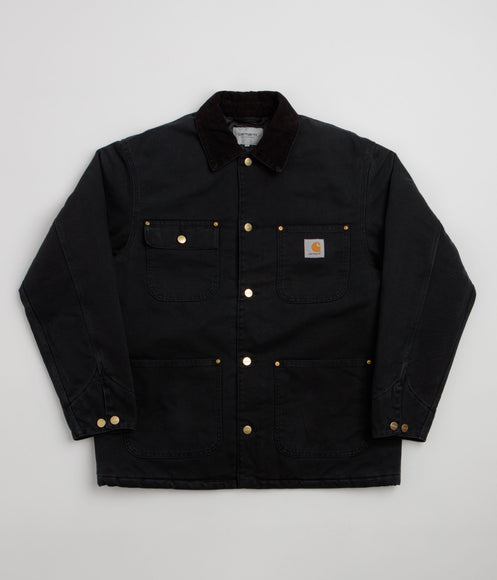 Carhartt OG Chore Coat - Black / Black Stone Canvas