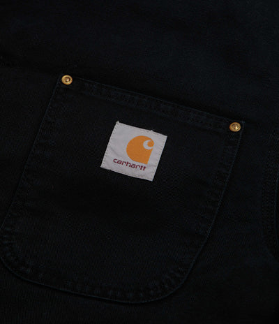 Carhartt OG Chore Coat - Black / Black Stone Canvas