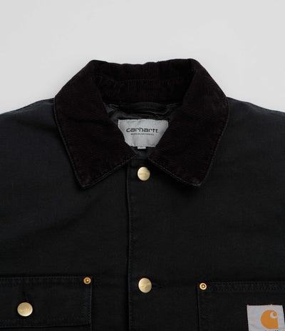 Carhartt OG Chore Coat - Black / Black Stone Canvas