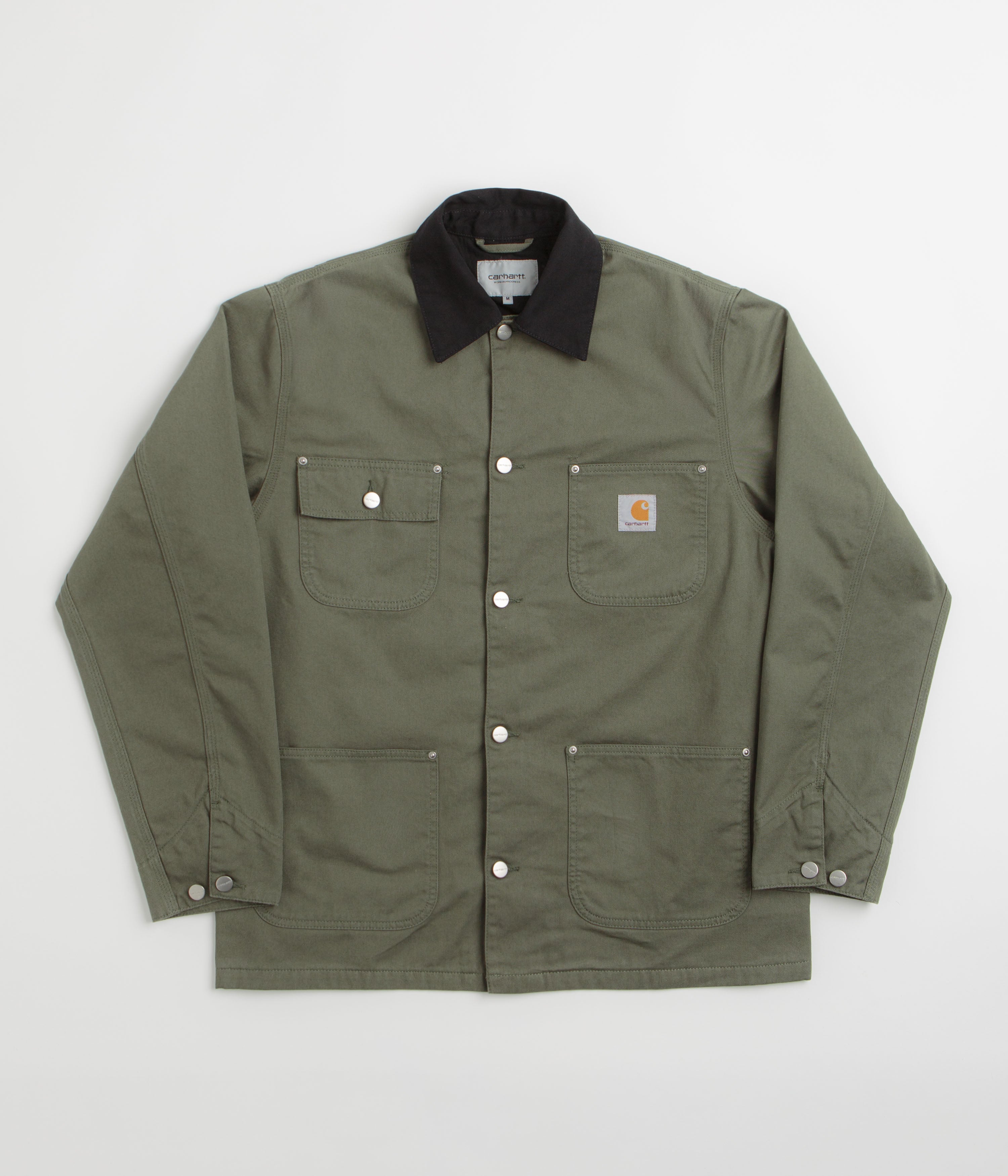 Carhartt OG Chore Coat in Leaf and Black