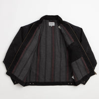 Carhartt OG Detroit Jacket - Black / Black / Black Stone Washed thumbnail