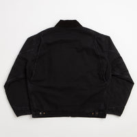 Carhartt OG Detroit Jacket - Black / Black / Black Stone Washed thumbnail