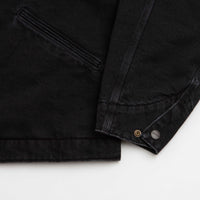 Carhartt OG Detroit Jacket - Black / Black / Black Stone Washed thumbnail