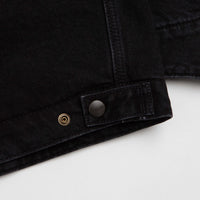 Carhartt OG Detroit Jacket - Black / Black / Black Stone Washed thumbnail