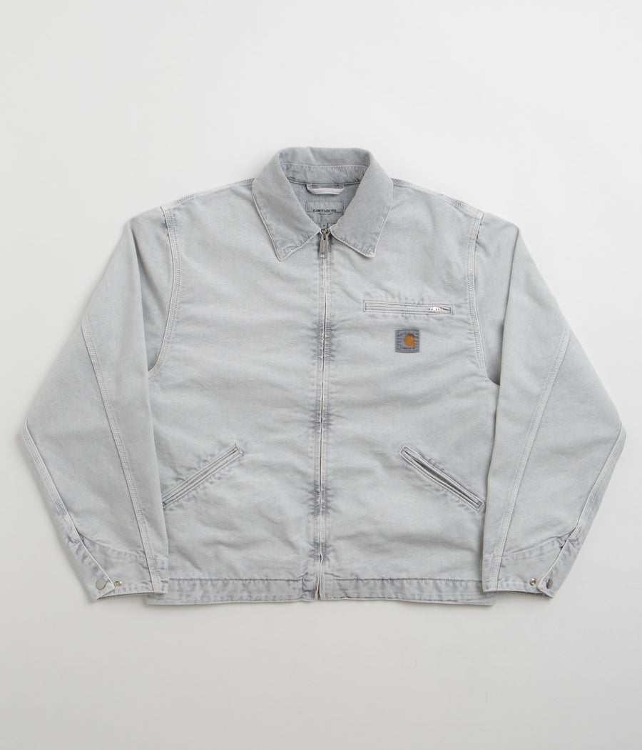 Carhartt OG Detroit Jacket in Black and Black Chalk Wash