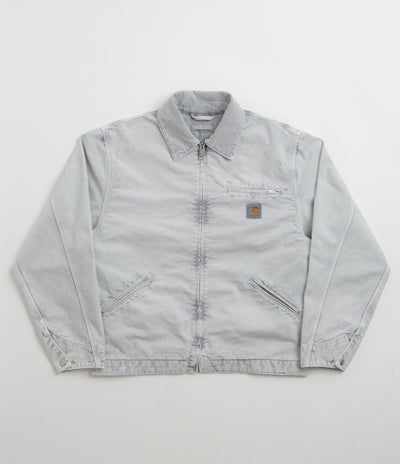 Carhartt OG Detroit Jacket in Black and Black Chalk Wash