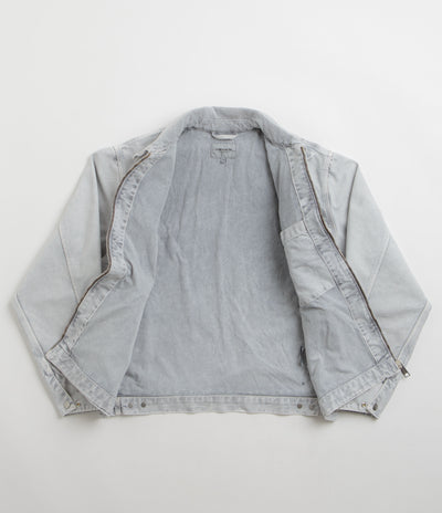 Carhartt OG Detroit Jacket in Black and Black Chalk Wash
