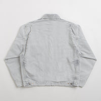 Carhartt OG Detroit Jacket in Black and Black Chalk Wash thumbnail